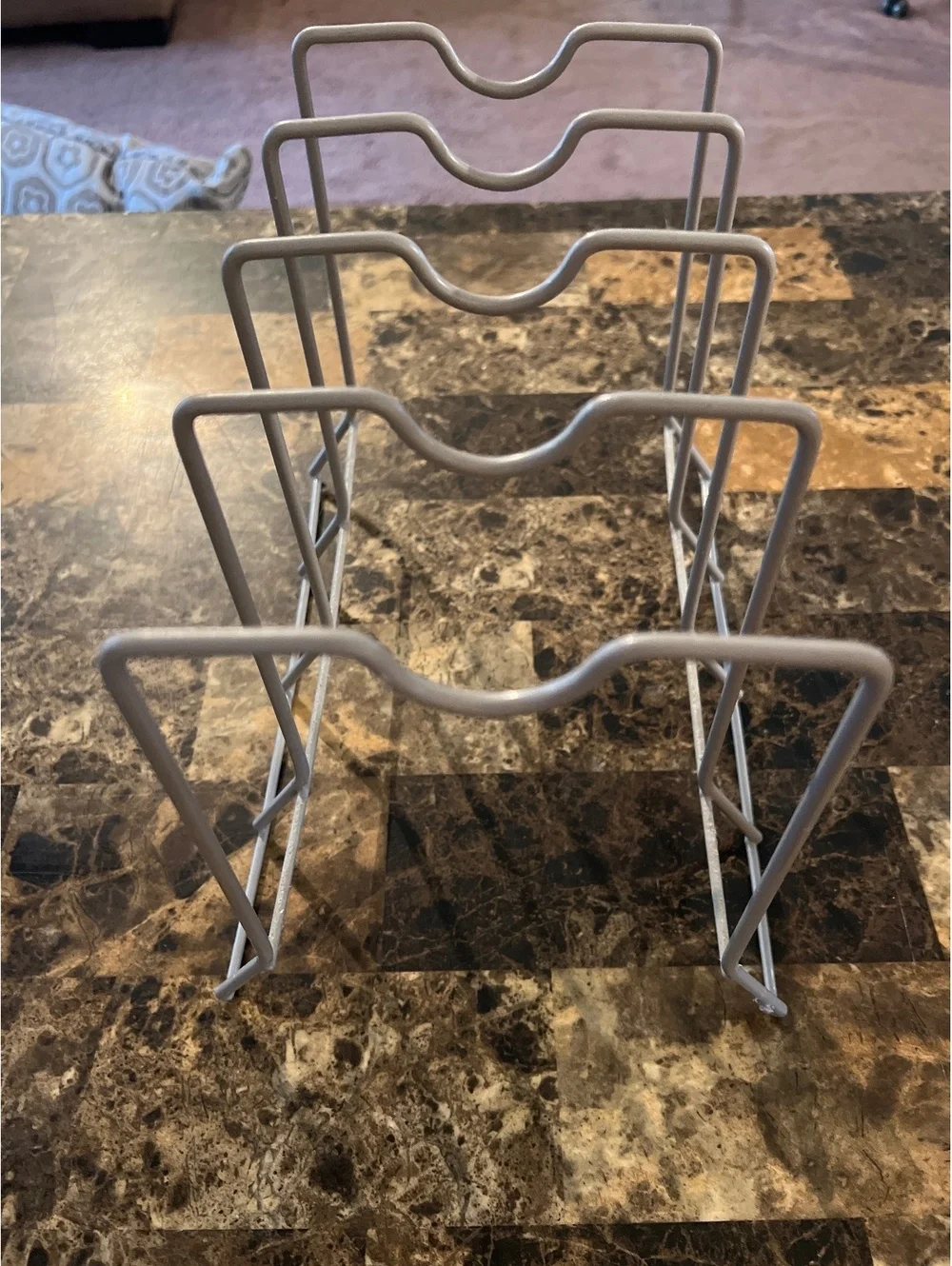 Metal Wire Organizer Rack for Kitchen or Office